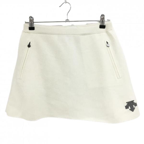 DESCENTE GOLF 【超美品】デサントゴルフ ニットスカート 白 ウール混