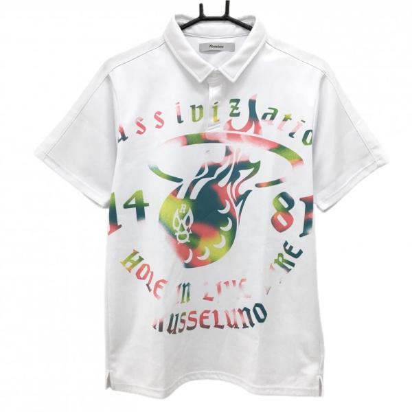 Russeluno（ラッセルノ） 【超美品】ラッセルノ 半袖ポロシャツ 白