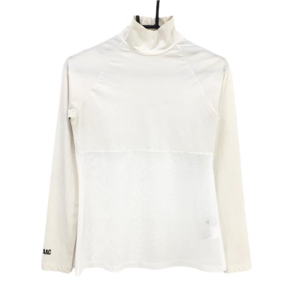 WAACのゴルフウェア シャツ WAAC 【美品】ワック ハイネックインナーシャツ アイボリー 下部