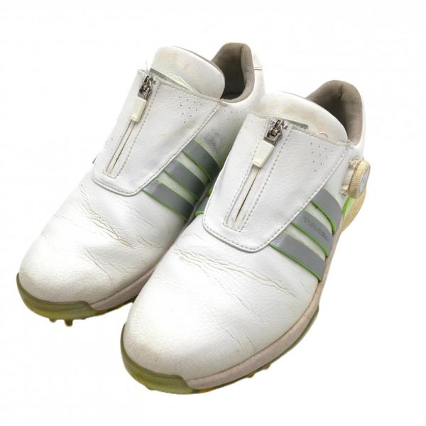 adidas（アディダス） ゴルフシューズ 白×ライトグリーン IF0264