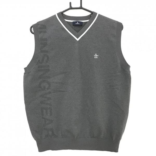 ★ 美品　マンシングウェア　ベスト　Ｌサイズ Munsingwear（マンシングウェア） 【超美品】マンシングウェア ニット