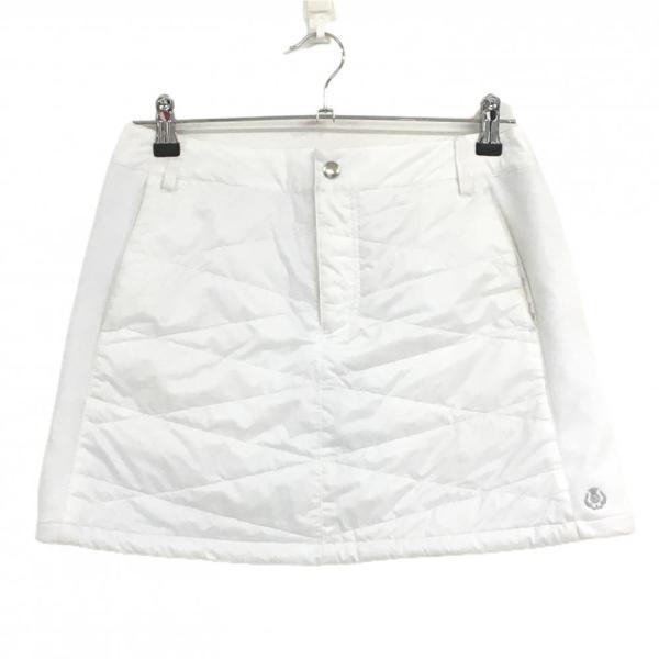St ANDREWS セントアンドリュース 中綿スカート 白 サイド切替 内側
