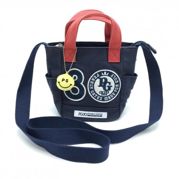 PEARLY GATES（パーリーゲイツ） カートバッグ ネイビー×レッド 30周年