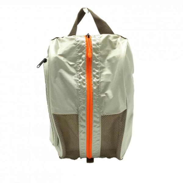 NIKE（ナイキ） シューズケース グレー×オレンジ 一部メッシュ ゴルフ