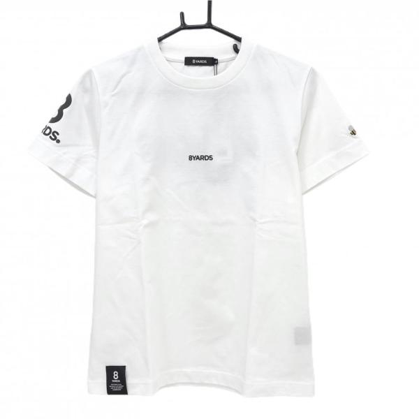 新品】ハチヤーズ Tシャツ 白×黒 立体ロゴ オーガニックコットン