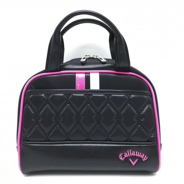 Callaway ゴルフバッグ・キャディバッグ ブラック/ピンク　２回程度使用❣️ キャディバッグ Callaway PU Sport Womens（8.5型/ブラック×ピンク
