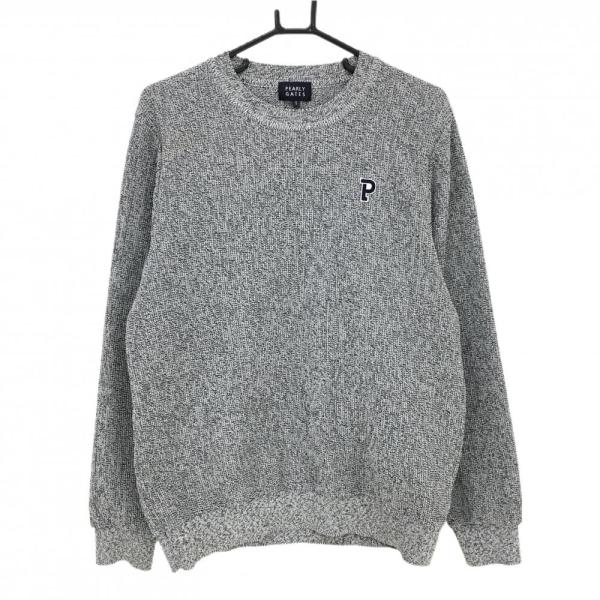 PEARLY GATES（パーリーゲイツ） セーター 杢ネイビー バックロゴ
