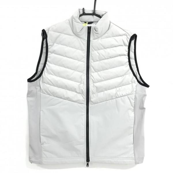 TFW49 【未使用品】TFW49 ダウンベスト ライトグレー 前身頃・後ろ身頃