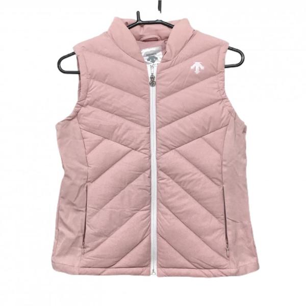 DESCENTE GOLF 【超美品】デサントゴルフ ダウンベスト ピンク 軽量