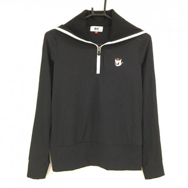 WAAC 【超美品】ワック 襟付き長袖シャツ 黒 セーラー襟 韓国モデル