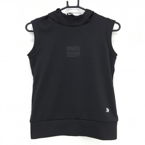 超美品】ハチヤーズ フード付アウターベスト 黒 フード裏メッシュ