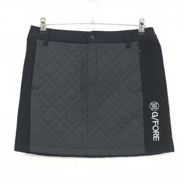新品未使用☆新作☆G/FOREジーフォア スカートsizeL ブラック G/FORE（ジーフォア） 【超美品】ジーフォア 中綿スカート 黒 サイド