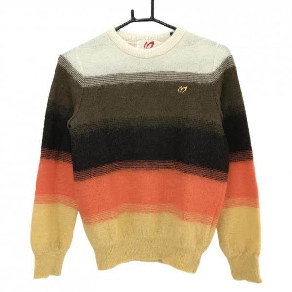 新品　マスターバニーエディション　ニット　セーター　オレンジ　サイズ6 サイズ：6 MASTER BUNNY EDITION マスターバニーエディション ニット