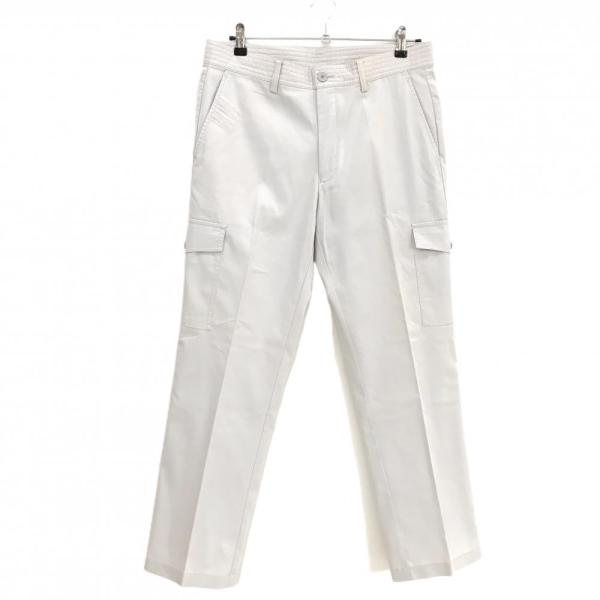 BURBERRY GOLF バーバリーゴルフ カーゴパンツ 白 ロゴ メンズ BURBERRY（バーバリー） 【美品】バーバリーゴルフ カーゴパンツ