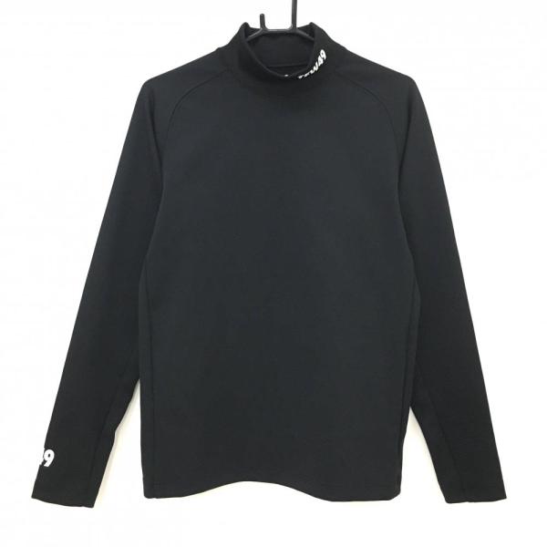 TFW49 【美品】TFW49 長袖ハイネックシャツ 黒×白 ネック ネック