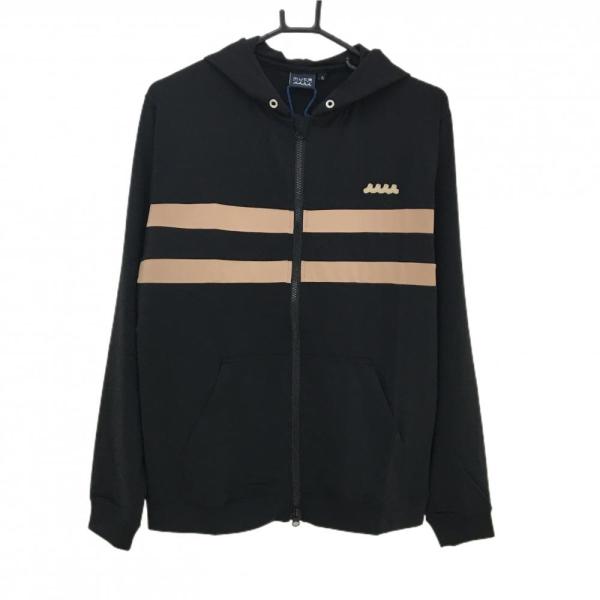 【極美品】ムータマリン ストレッチジップパーカー ゴルフウェア M muta MARINE（ムータマリン） 【新品】ムータマリン ジップパーカー 黒