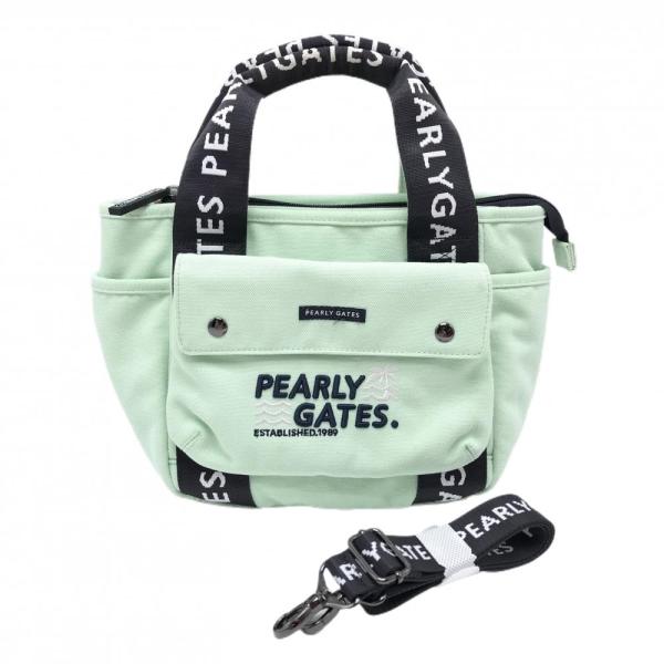 PEARLY GATES（パーリーゲイツ） カートバッグ ペールグリーン 内外