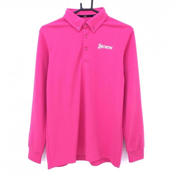 SRIXON 【超美品】スリクソンバイデサント 長袖ポロシャツ ピンク