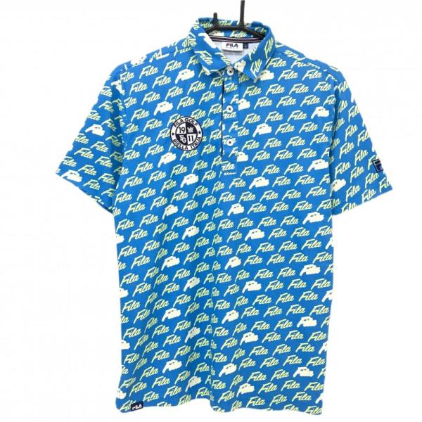 FILA GOLF 【超美品】フィラゴルフ 半袖ポロシャツ ライトブルー
