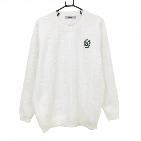 Russeluno（ラッセルノ） 【超美品】ラッセルノ セーター 白 英字ロゴ