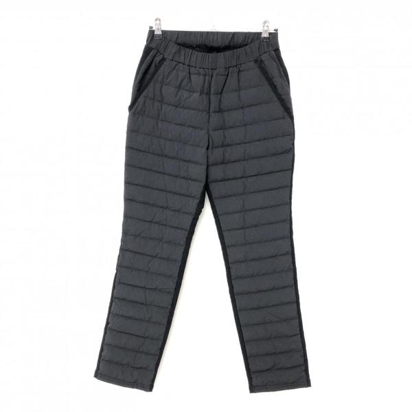 新品　MU SPORTS ブラック　パンツ　サイズ46 M・U SPORTS 【超美品】MUスポーツ 切替ダウンパンツ 黒 前面ダウン 裏