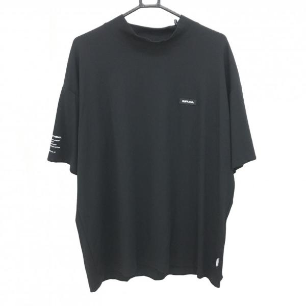 RUFFLOG（ラフロッグ） 【超美品】ラフロッグ 半袖ハイネックシャツ 黒