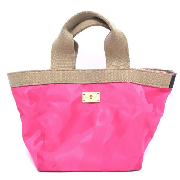 MARK&LONA（マークアンドロナ） カートバッグ ピンク×ベージュ