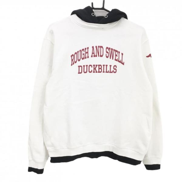 ラフ＆スウェル　ゴルフ　パーカー　ホワイト　Ｌサイズ　新品未使用 rough&swell［ラフアンドスウェル］DON'T WORRY HOODIE/変形スウェット その他