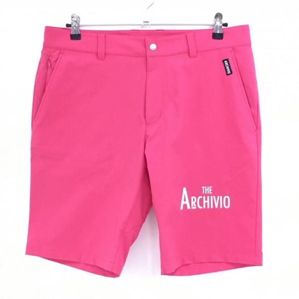 ARCHIVIO メンズパンツ ピンク 46サイズ archivio（アルチビオ） 【新品】アルチビオ ハーフパンツ ピンク×白