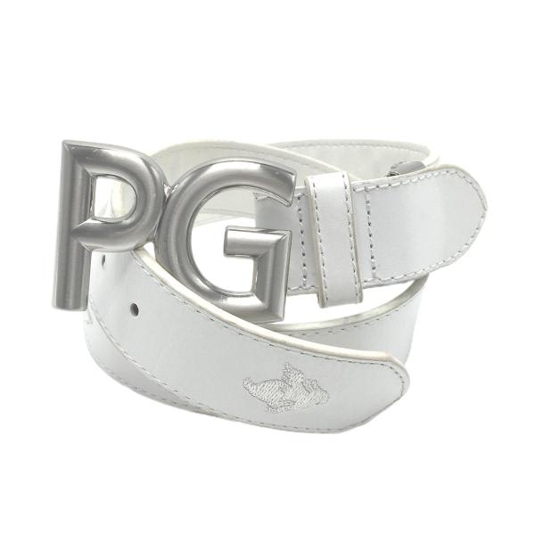 PEARLY GATES（パーリーゲイツ） トップ式ベルト 白 フライング