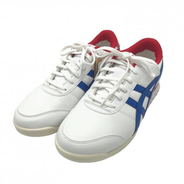 ASICS（アシックス） 【新品】アシックス ゴルフシューズ 白×ブルー