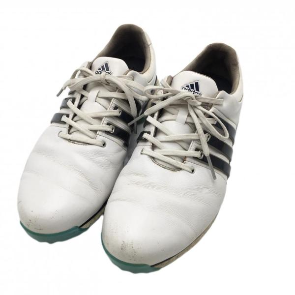 ゴルフシューズ アディダス EVN791001 12/21 27cm adidas（アディダス） ゴルフシューズ 白×黒 EVN791001 BOOST 3ライン