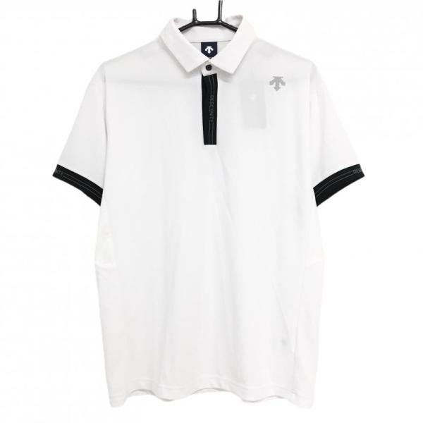 DESCENTE GOLF 【新品】デサントゴルフ 半袖ポロシャツ 白 吸汗速乾