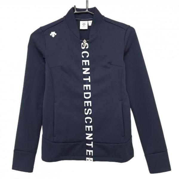 DESCENTE GOLF 【超美品】デサントゴルフ ジャケット ネイビー×白