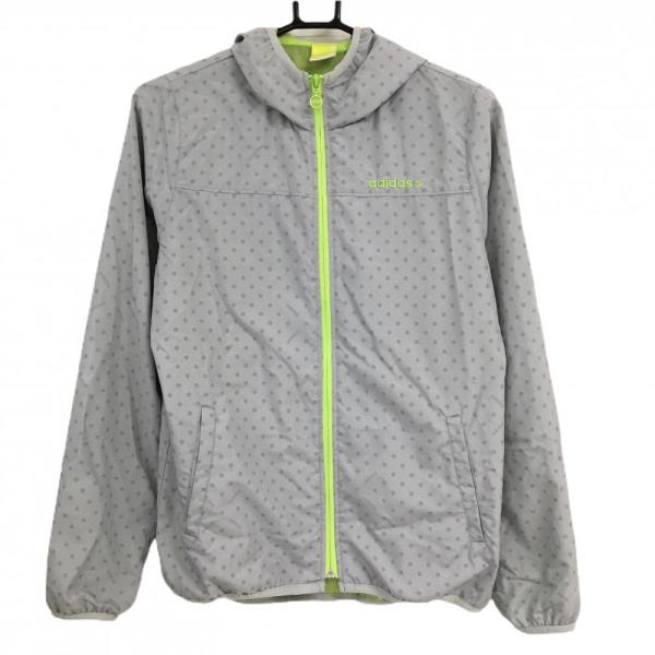 adidas（アディダス） 【超美品】アディダス ジップパーカー グレー