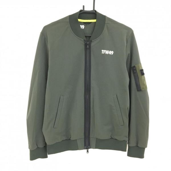TFW49 【美品】TFW49 ジャケット ダークグリーン 裏微起毛 ストレッチ