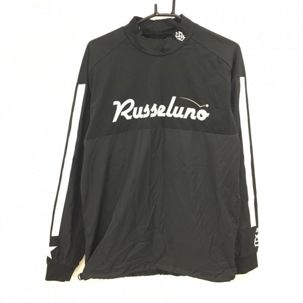 Russeluno 黒 長袖 ハイネック シャツ サイズ4 Russeluno（ラッセルノ） 【超美品】ラッセルノ 異素材長袖ハイネック