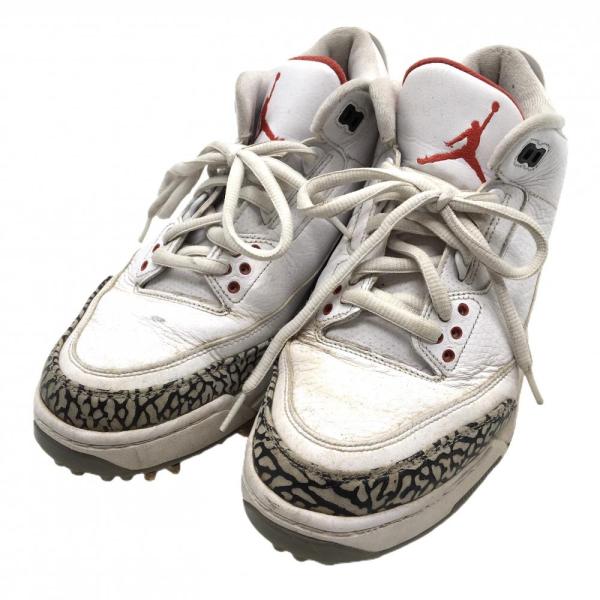 【新品未使用】ナイキ エアジョーダン3 ゴルフ AJ3783-100 26cm NIKE（ナイキ） ゴルフシューズ 白 AJ3783-100 Air Jordan 3 Retro