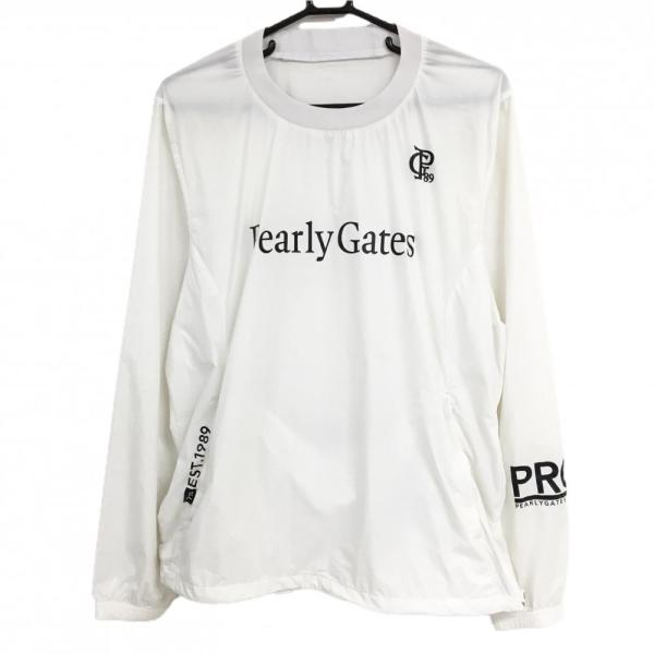 【着用1回】パーリーゲイツ　スニード　4黒　白　総柄　ジャケット　ジャンバー PEARLY GATES（パーリーゲイツ） 【超美品】パーリーゲイツ スニード
