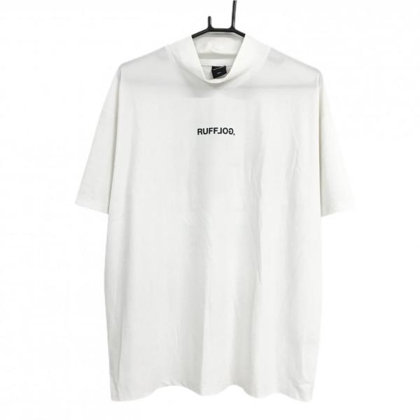 RUFFLOG（ラフロッグ） 【美品】ラフロッグ 半袖ハイネックシャツ 白