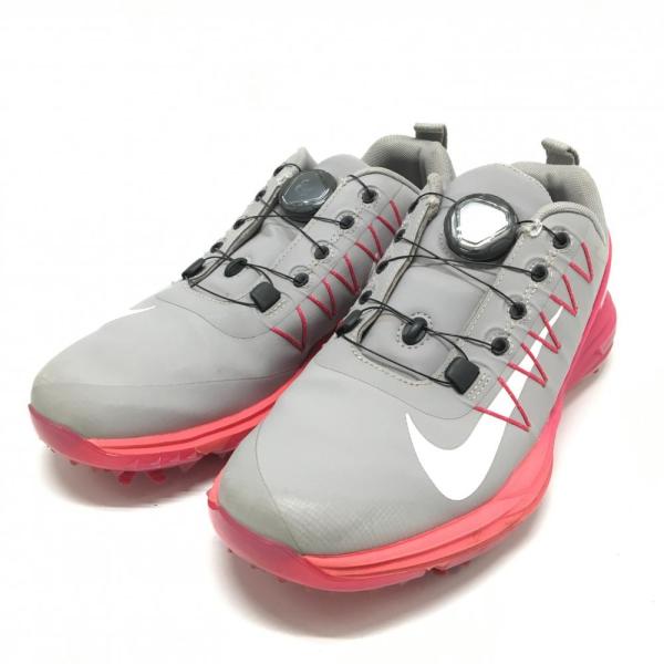 NIKE（ナイキ） ゴルフシューズ グレー×ピンク AH6990-002 ルナ