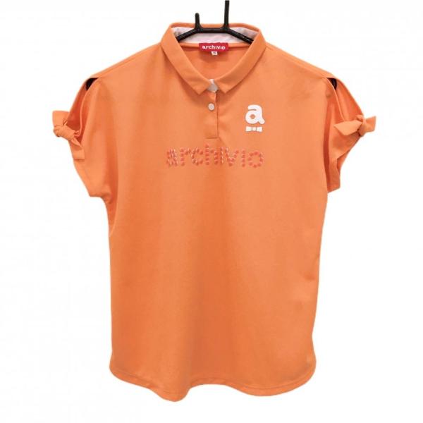 archivio（アルチビオ） 【美品】アルチビオ 半袖ポロシャツ オレンジ