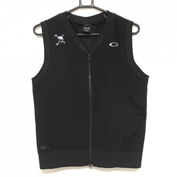 OAKLEY（オークリー） 【超美品】オークリー ジップニットベスト 黒