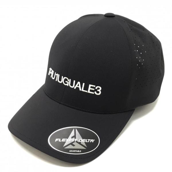 【美品】1PIU1UGUALE3 GOLF ゴルフキャップ メッシュ ブラック 1PIU1UGUALE3 GOLF 【超美品】ウノピゥウノウグァーレトレゴルフ