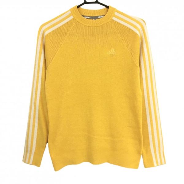 adidas（アディダス） 【美品】アディダス セーター オレンジイエロー