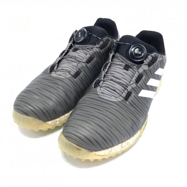 adidas（アディダス） ゴルフシューズ グレー×黒 FV2523 コードカオス