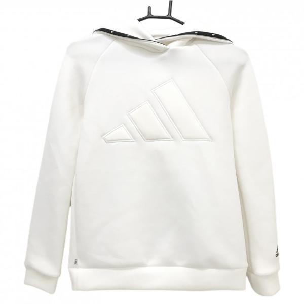 adidas（アディダス） 【超美品】アディダス パーカー 白 ダンボール