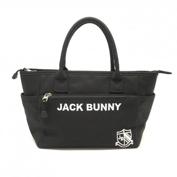 JACK BUNNY ロゴプリント ゴルフバッグ ブラック　カートバック Jack Bunny!!（ジャックバニー） 【超美品】ジャックバニー カート