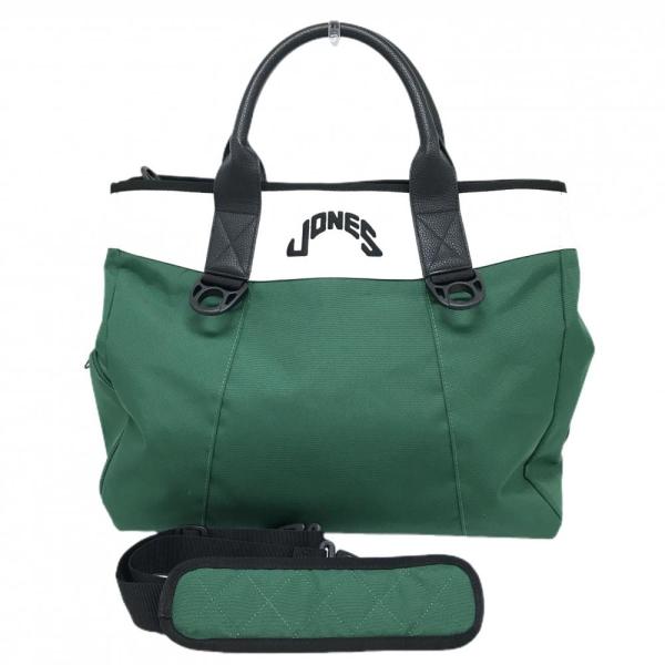 超美品】ジョーンズ×ビームスゴルフ 2WAYロッカーバッグ グリーン×白
