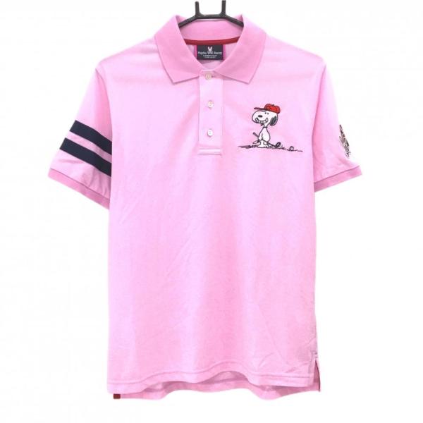 Psycho Bunny スヌーピー半袖ポロシャツ XS Psycho Bunny（サイコバニー） 【超美品】サイコバニー×PEANUTS 半袖